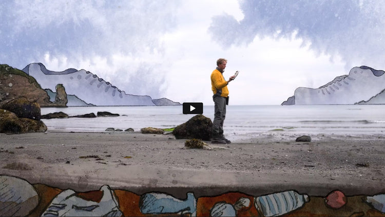 Footprints on Katmai