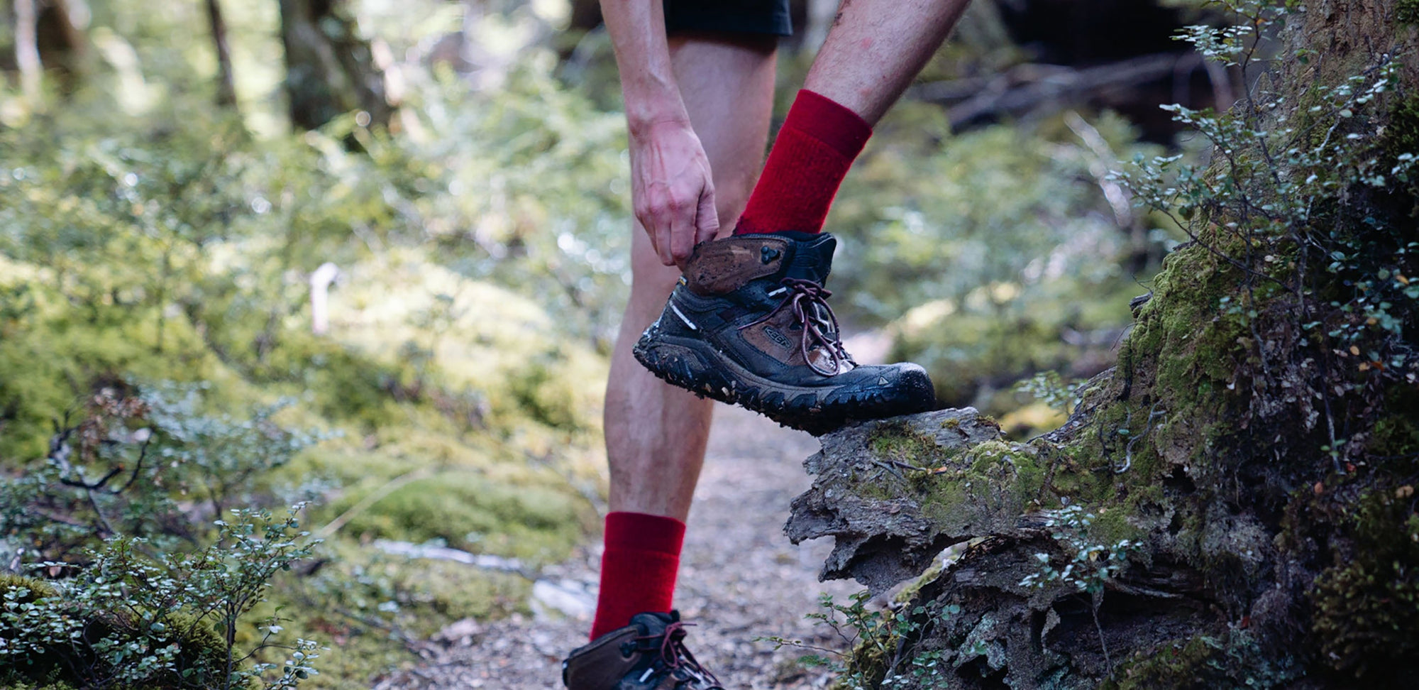 Hiking in KEEN Targhee hiking boots