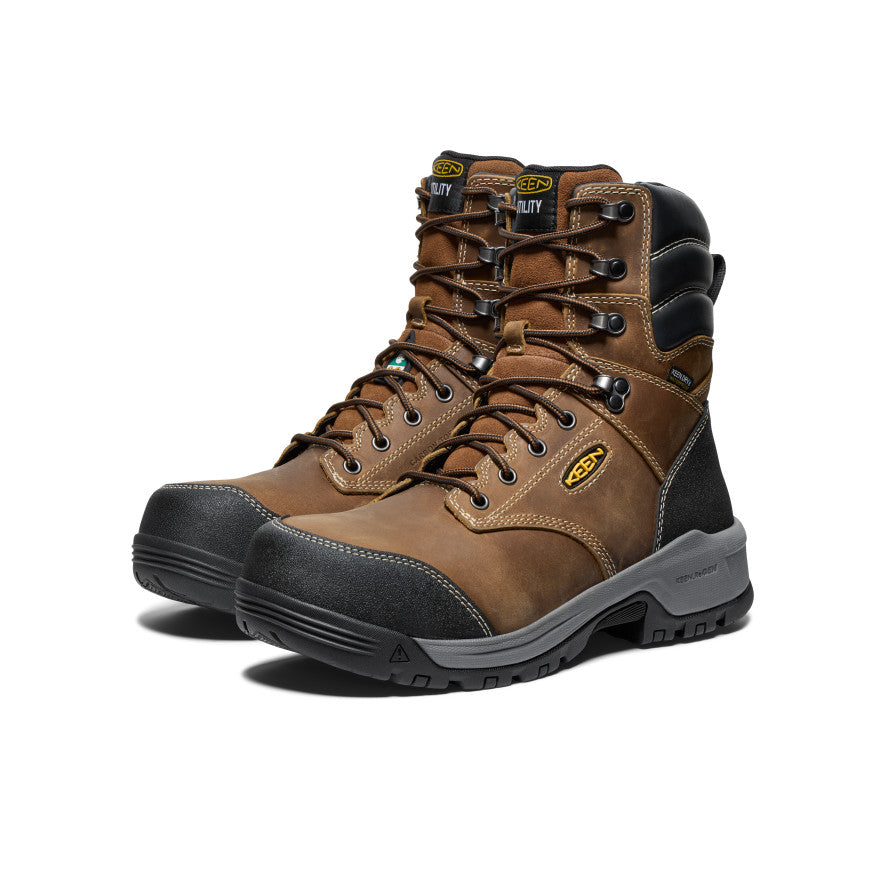 Men's CSA Evanston 8" Waterproof Boot (Carbon Toe) - Pair Angle Image