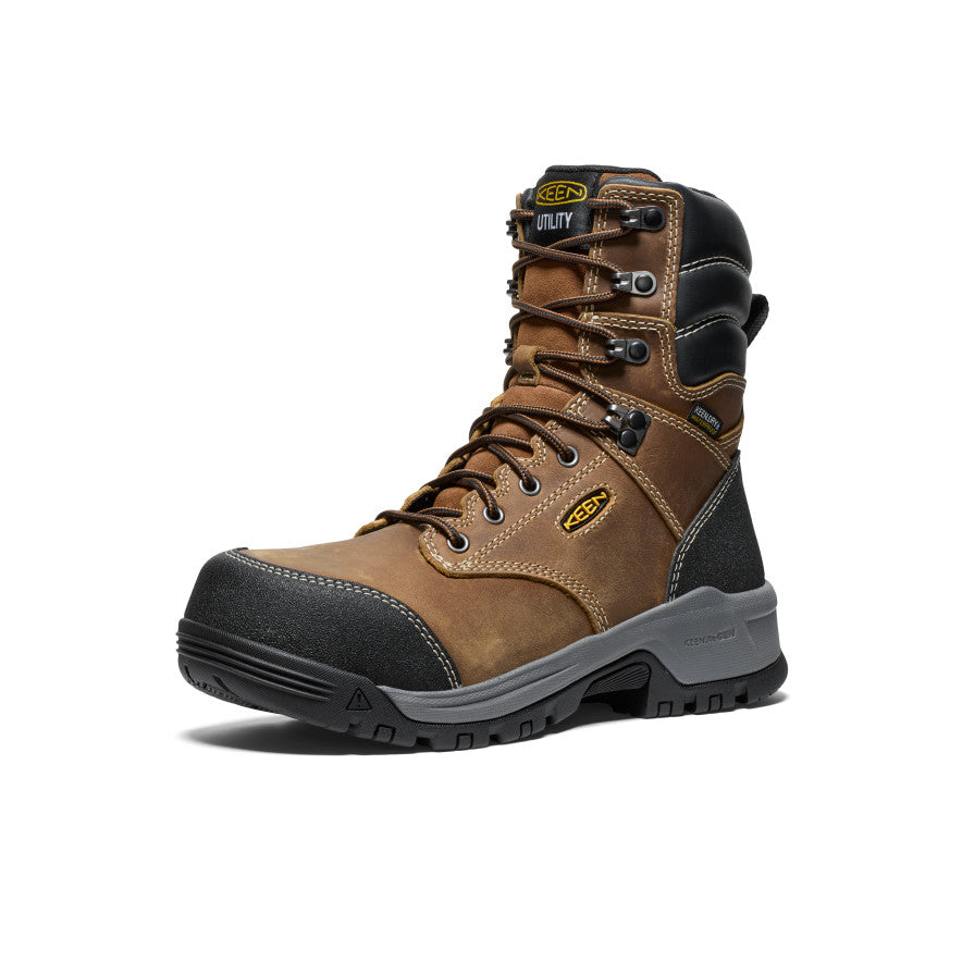 Women's CSA Evanston 8" Waterproof Boot (Carbon Toe) - Angle Image
