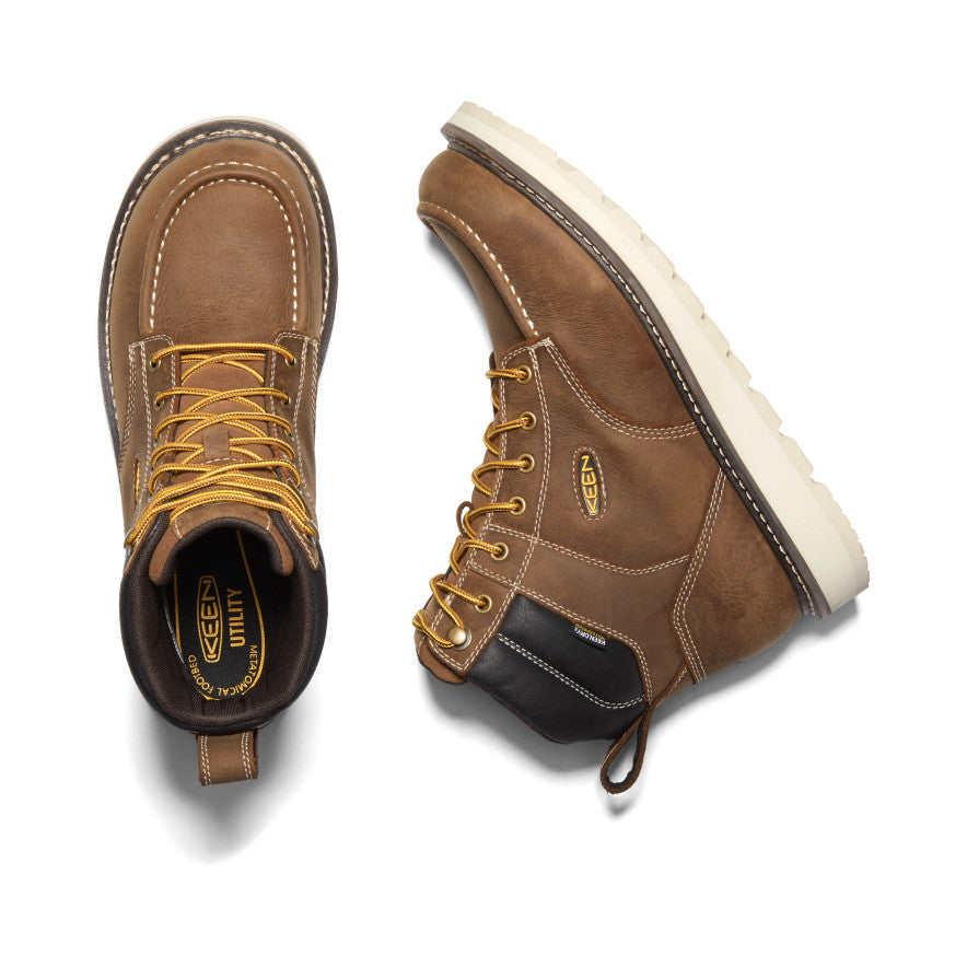 Men's Cincinnati 6" Waterproof Boot (Soft Toe) - Pair Angle Image