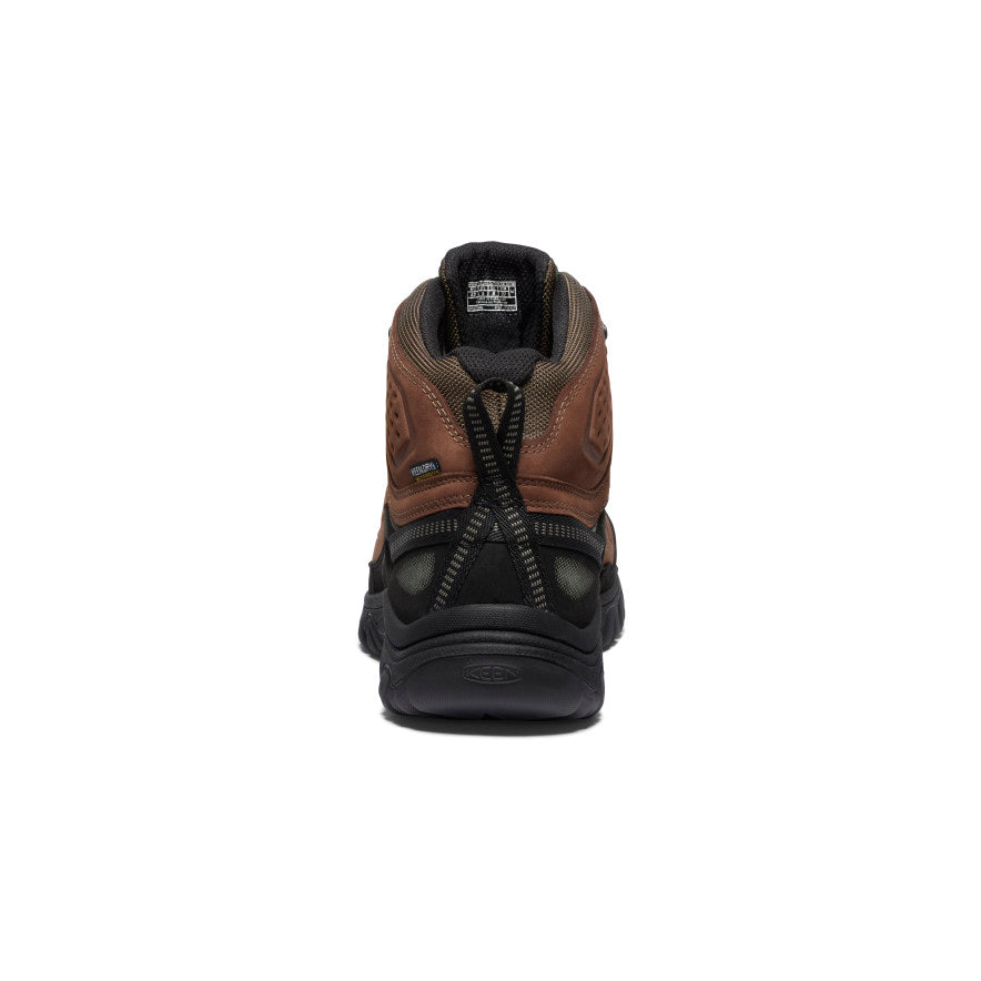 Men's Targhee IV Wide Waterproof Hiking Boot - Back Image