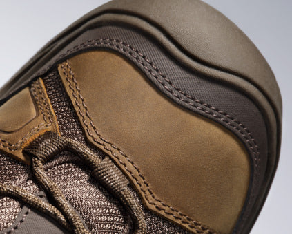 Close up of Targhee boot toe box