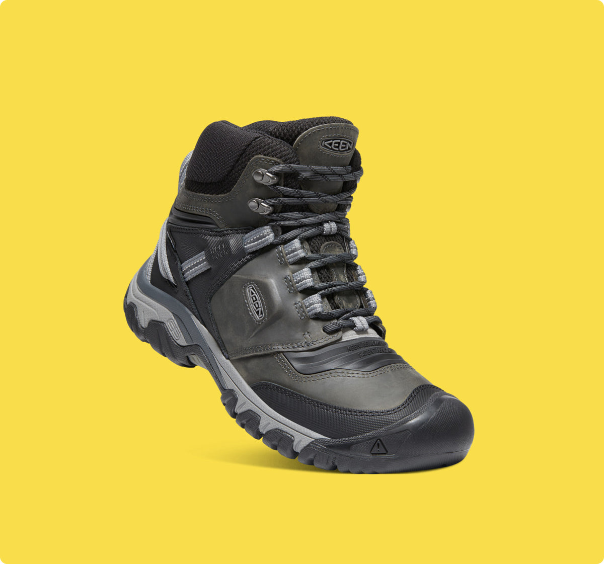 Ridge Flex boot against yellow background