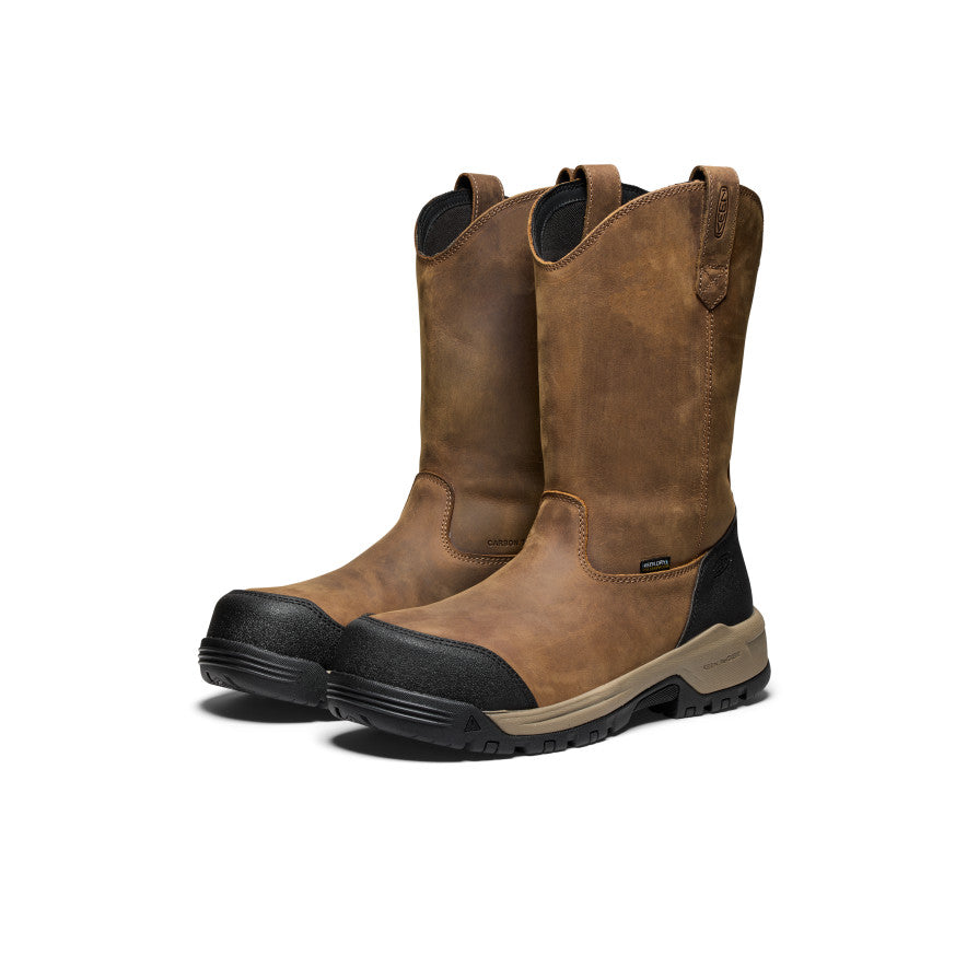 Men's CSA Evanston Pull-On Waterproof Boot (Carbon Toe) - Pair Angle Image