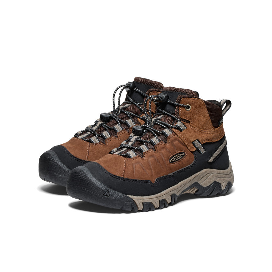 Big Kids' Targhee IV Waterproof Hiking Boot - Pair Angle Image