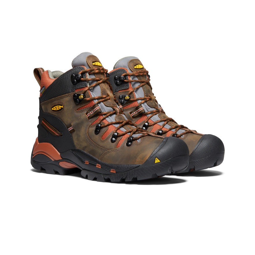 Men's Pittsburgh 6" Waterproof Boot (Soft Toe) - Pair Angle Image
