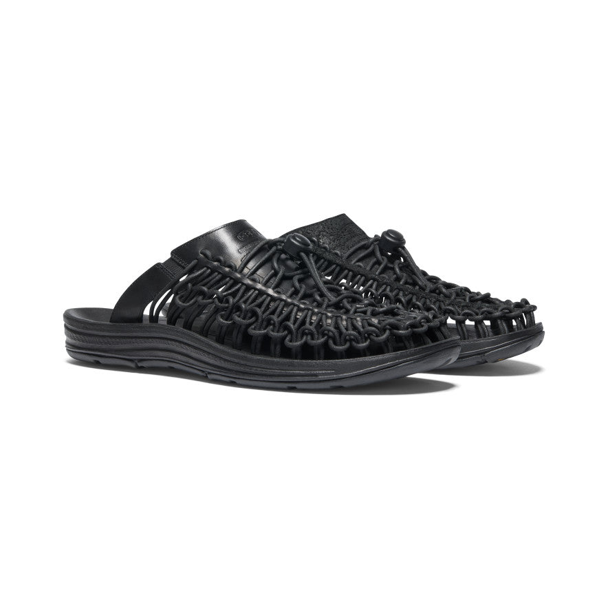 Men's UNEEK Premium Leather Slide x Engineered Garments - Pair Angle Image
