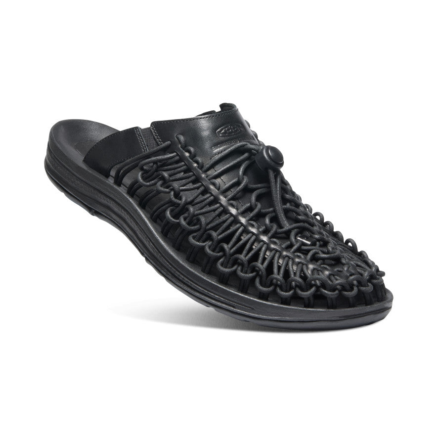 Men's UNEEK Premium Leather Slide x Engineered Garments - Angle Image