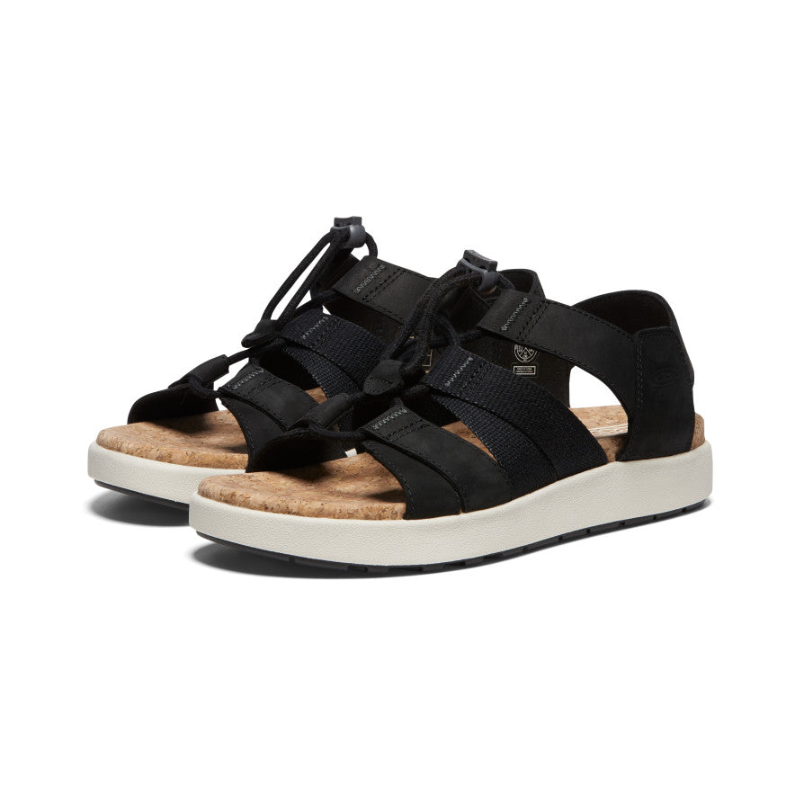 Women's Elle Mixed Strap Sandal - Pair Angle Image