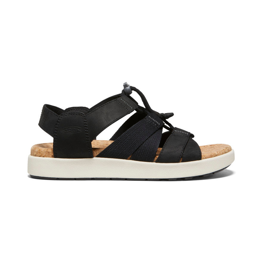 Women's Elle Mixed Strap Sandal - Side Image