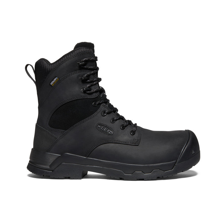 Mens black shop steel toe boots